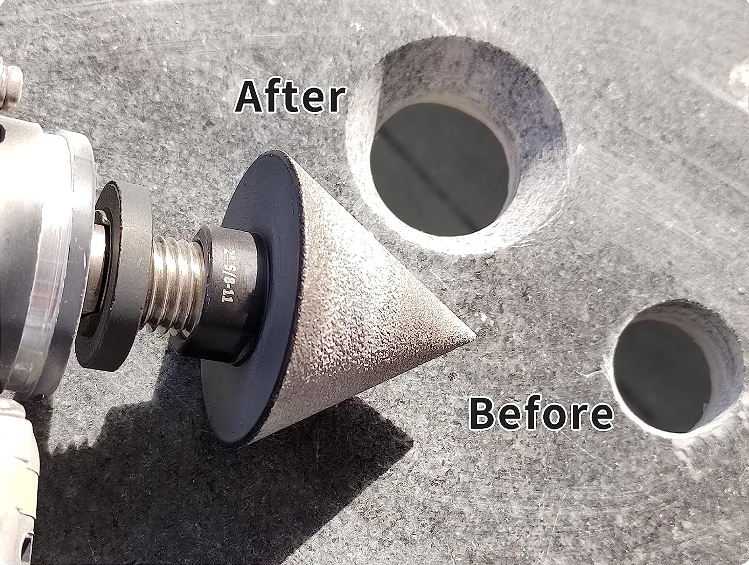 LITTLE ANT Cylinder Braze Diamond Beveling Chamfer Milling Bits for Stone Existing Hole Enlarging Polishing Shaping Trimming