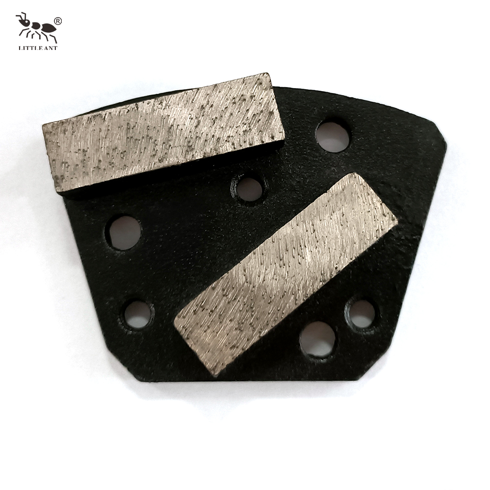 LITTLE ANT Metal Bond Diamond Grinding Plate Polishing Disc Abrasive Tools with Bevel Edge for Concrete Granite Marble