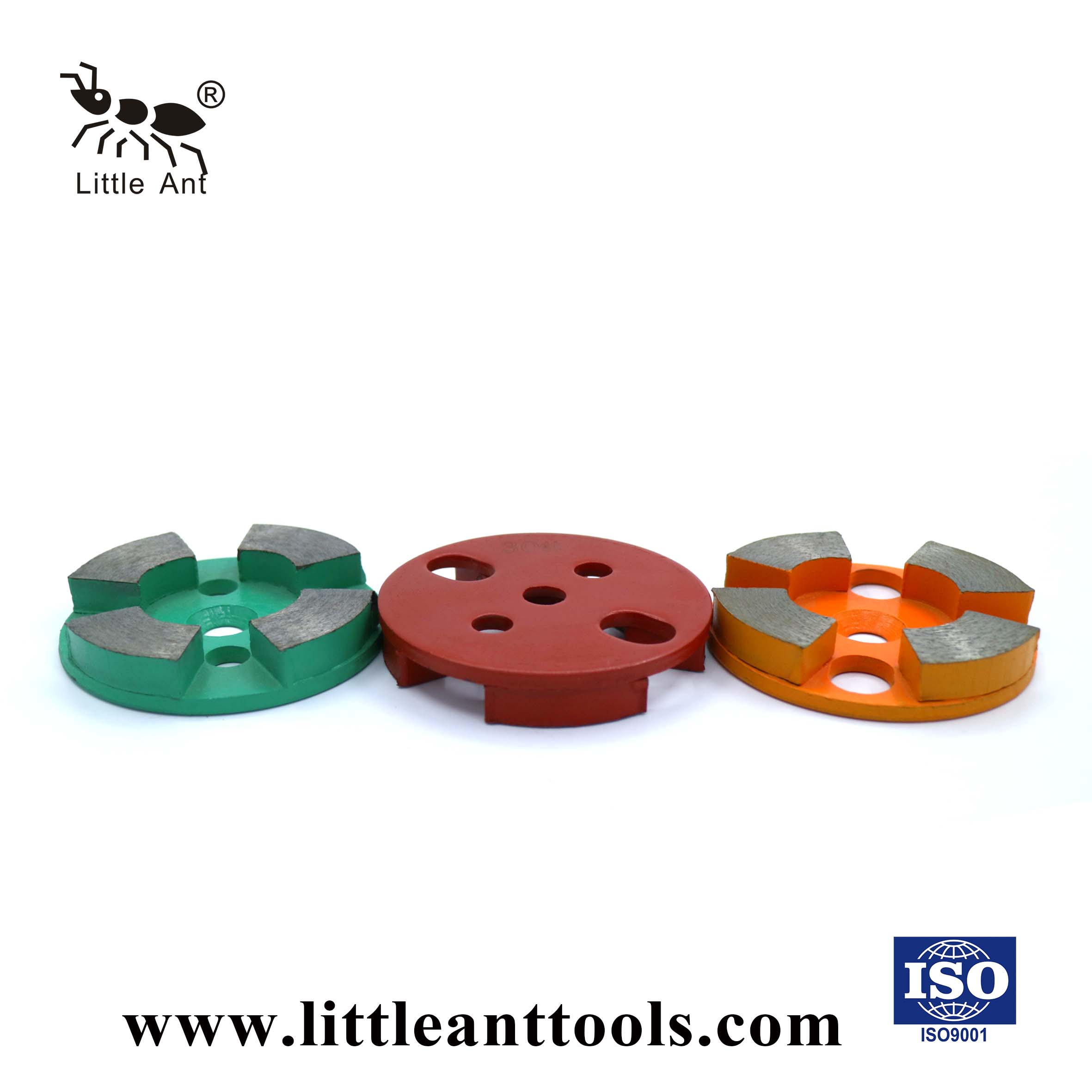 LITTLE ANT Circular Metal Grinding Plate for Concrete Sector Segemnt Dry And Wet Use Coarse