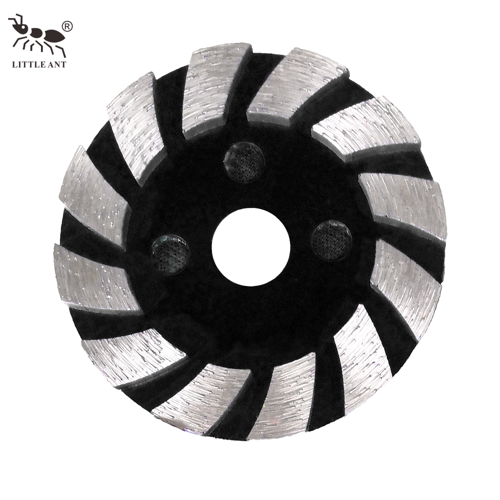 LITTLE ANT Roughened Metal Grinding Plate for Concrete Turbo Teeth Segment Dry And Wet Use Coarse