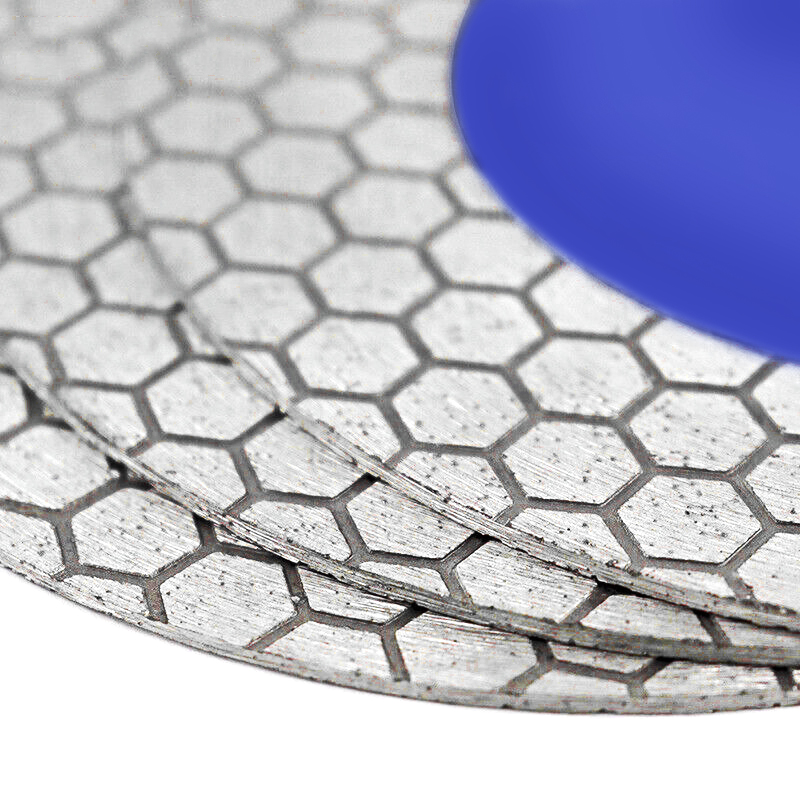 LITTLE ANT 4inch & 5inch Hexagonal Wide Segment Diamond Saw Blade Cutting Grinding 2-in-1 for Ceramic Microlite tile Porcelian