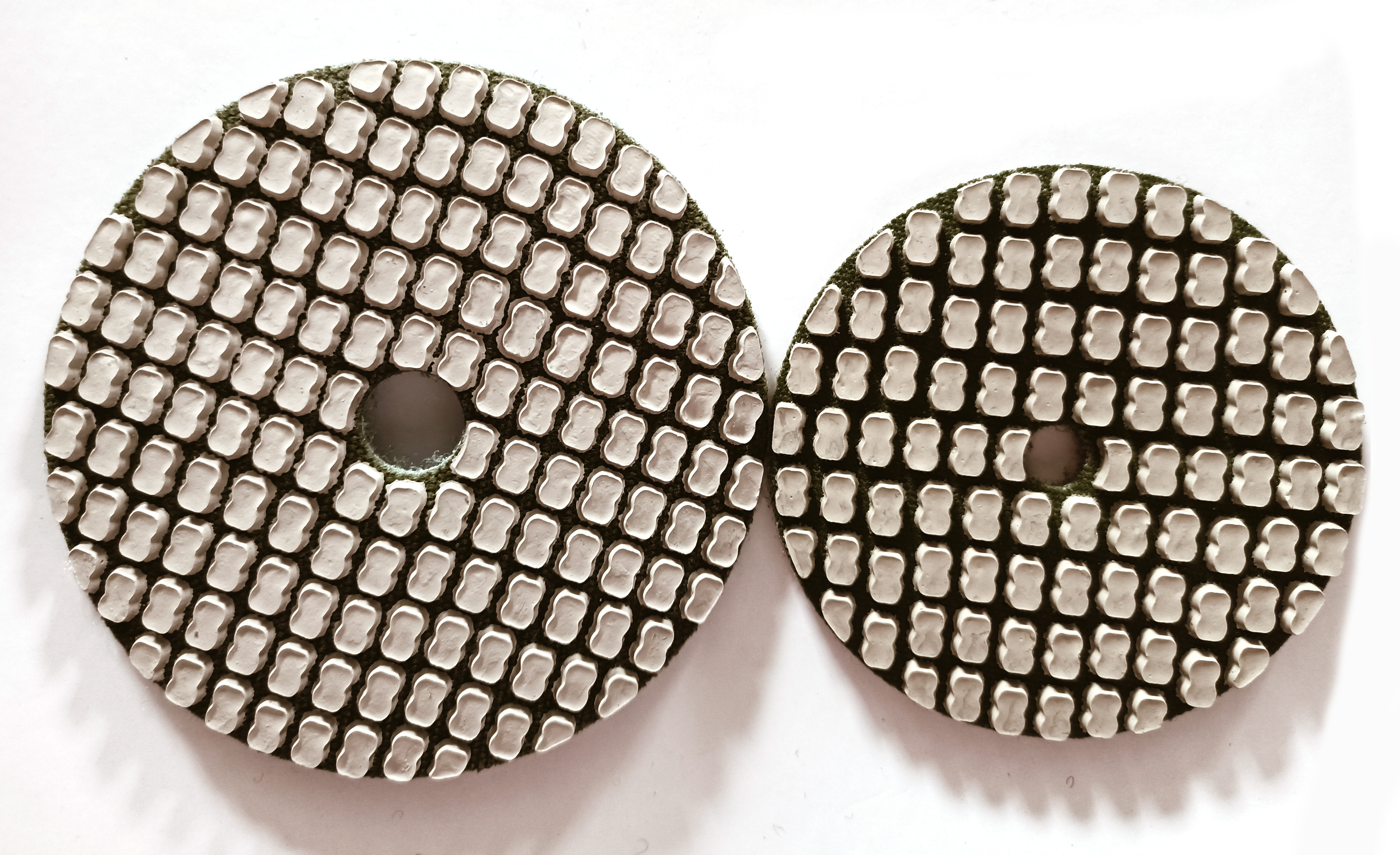 LITTLE ANT Gourd Shape Diamond Pressed Super Dry Polishing Pad Fast Leveling Qucik Repair for Marble Granite Terrazzo Concrete Tile