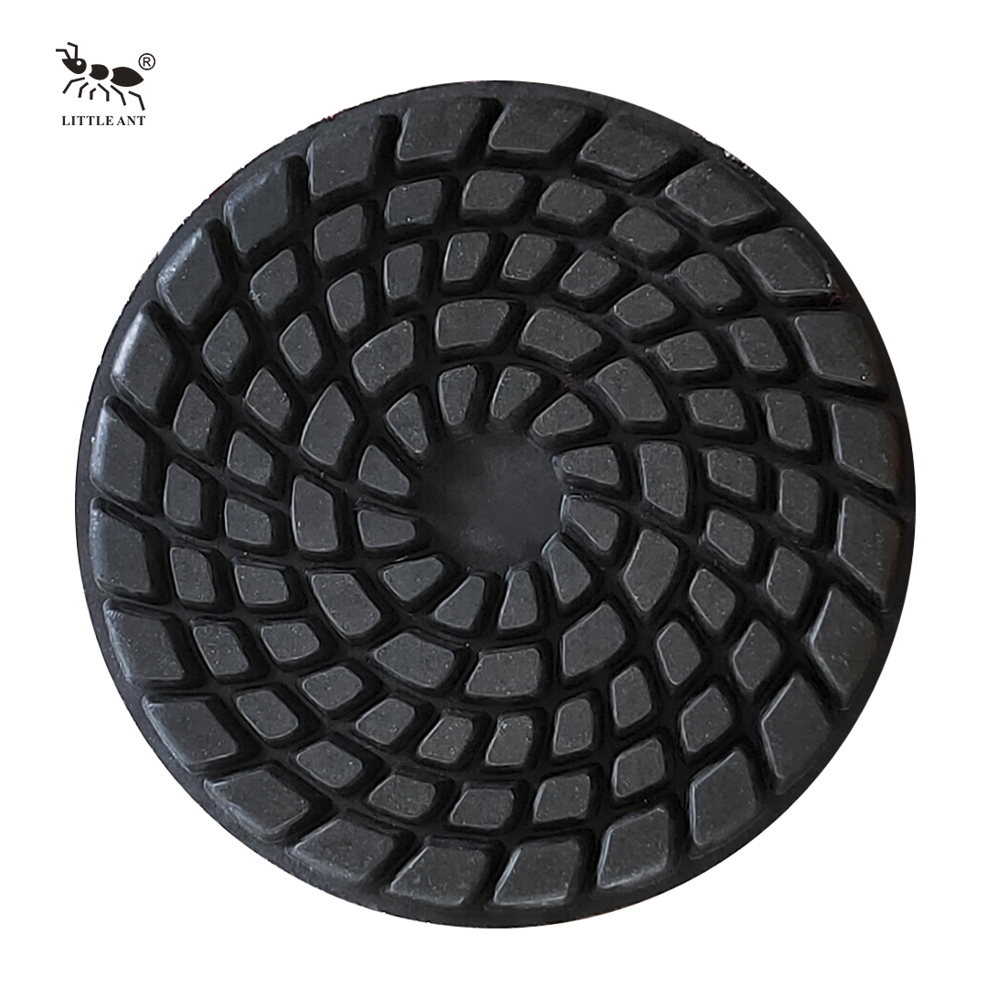 LITTLE ANT Spirl Floor Concrete Resin Polishing Pads 7 Steps Thickness 4mm-6mm Diameter 4 Inch