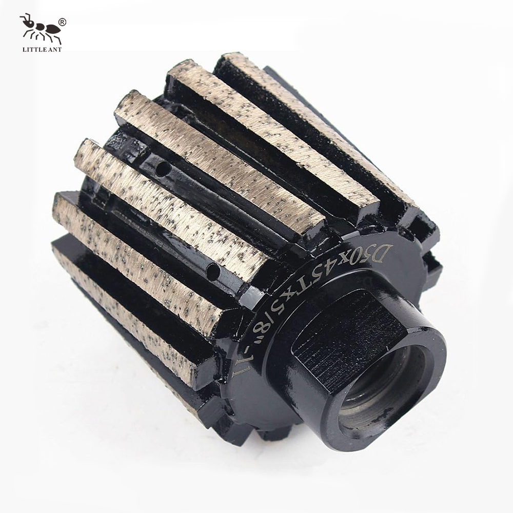LITTLE ANT Zero Tolerance Diamond Segmented Drum Wheel for Polishing Grinding Marble Granite Stone