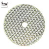 LITTLE ANT Plum Blossom Shape 4inch Super Flexible 4 Steps Dry Diamond Polishing Pad for Natural Synthetic Stone Granite Marble Concrete Tile