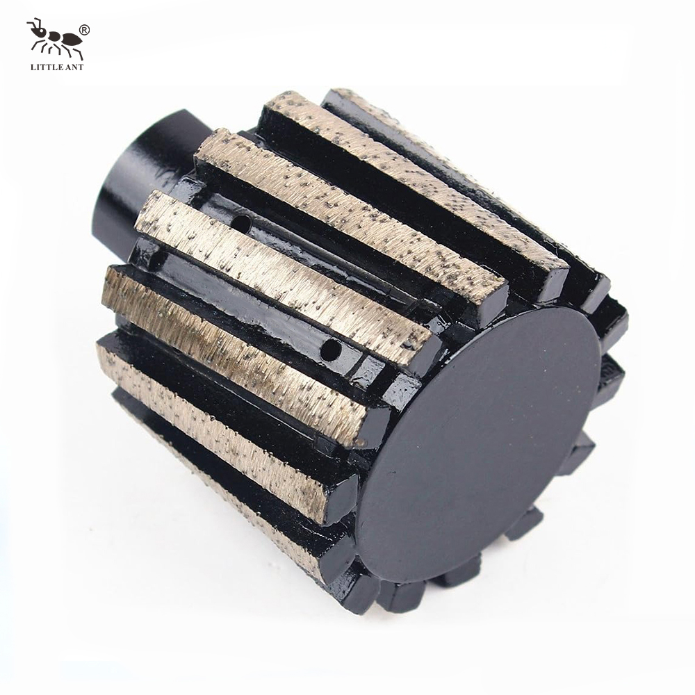 LITTLE ANT Zero Tolerance Diamond Segmented Drum Wheel for Polishing Grinding Marble Granite Stone
