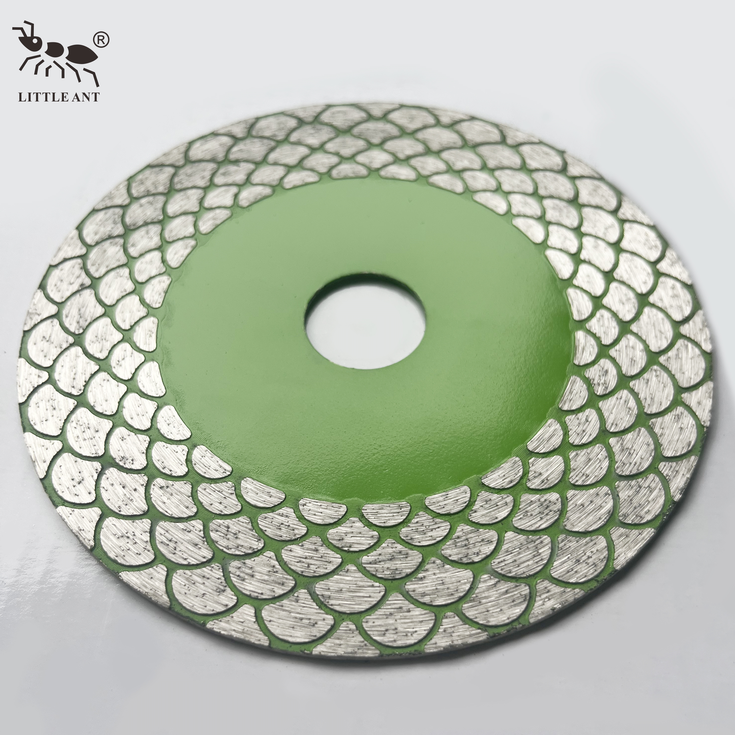 LITTLE ANT4.5 Inch 115mm 5 Inch 125mm Fish Scale Turbo Diamond Saw Blade for Ceramic  Microlite Tile PorcelaIn