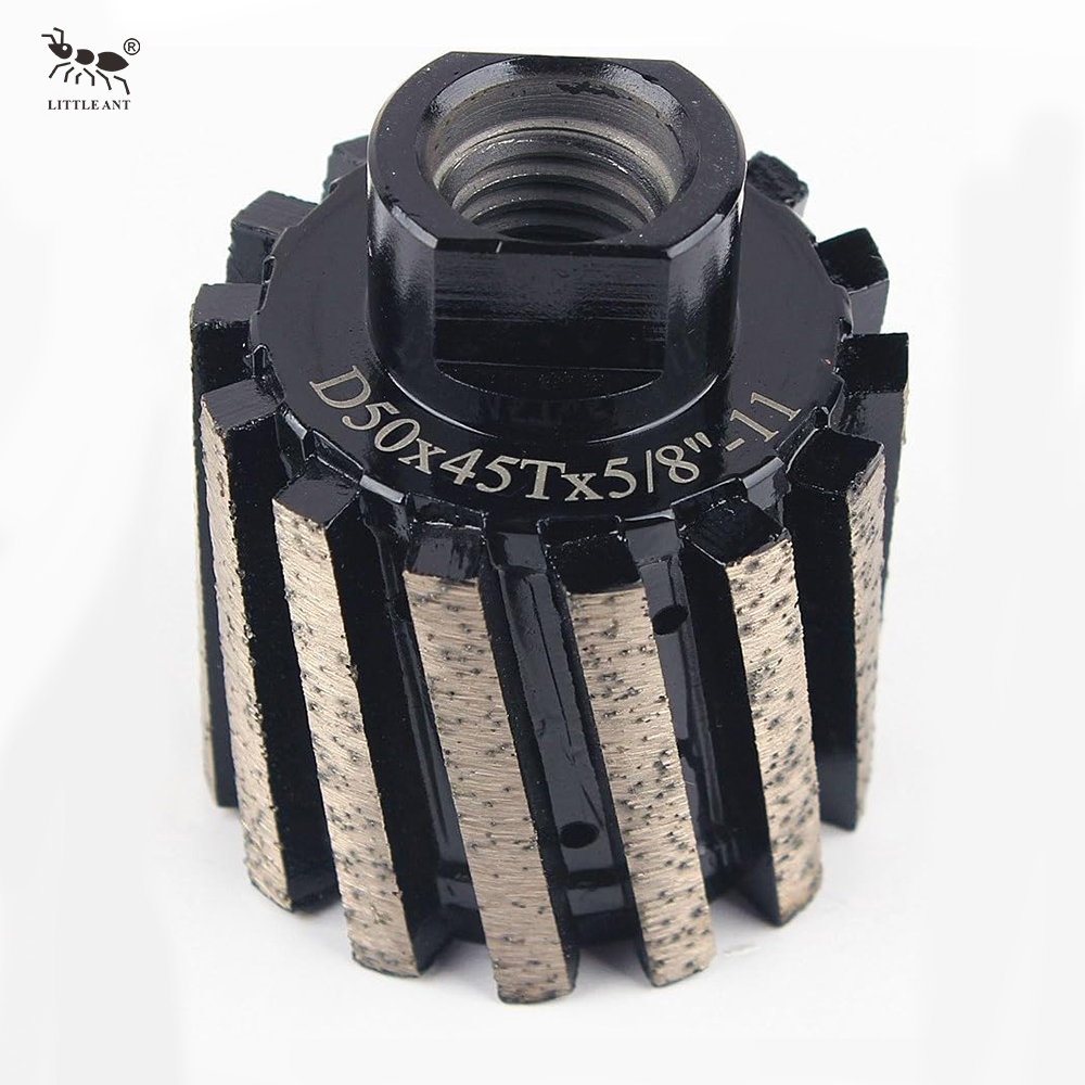 LITTLE ANT Zero Tolerance Diamond Segmented Drum Wheel for Polishing Grinding Marble Granite Stone
