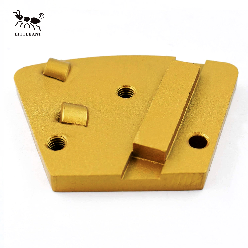 LITTLE ANT 2*1/4PCD Floor Grinding Block Metal Trapezoid Diamond Segment Polishing Plate for Concrete New Product 