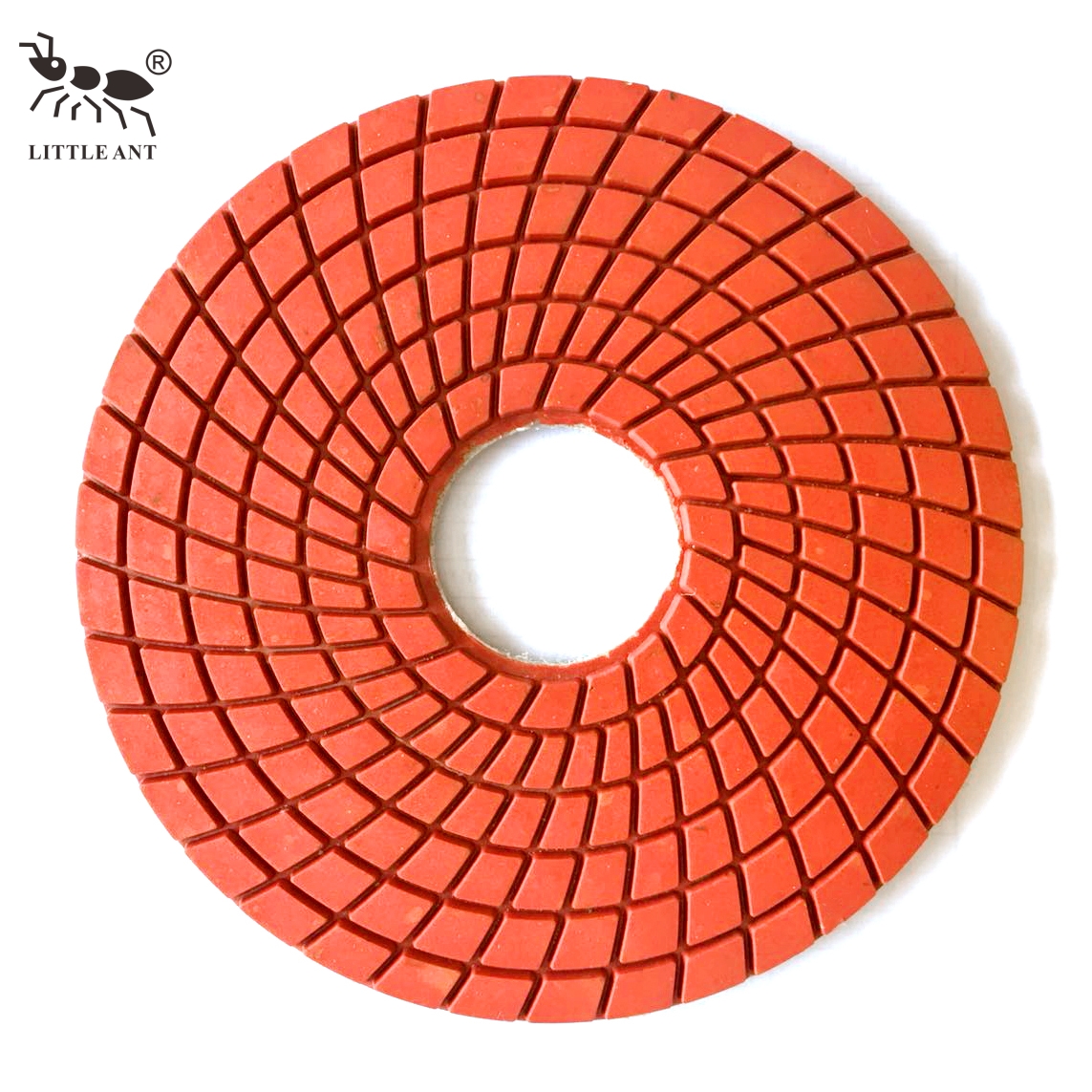 LITTLE ANT 7inch 180mm Resin Polishing Pads Spirl Wet True Color for Engineered Stone