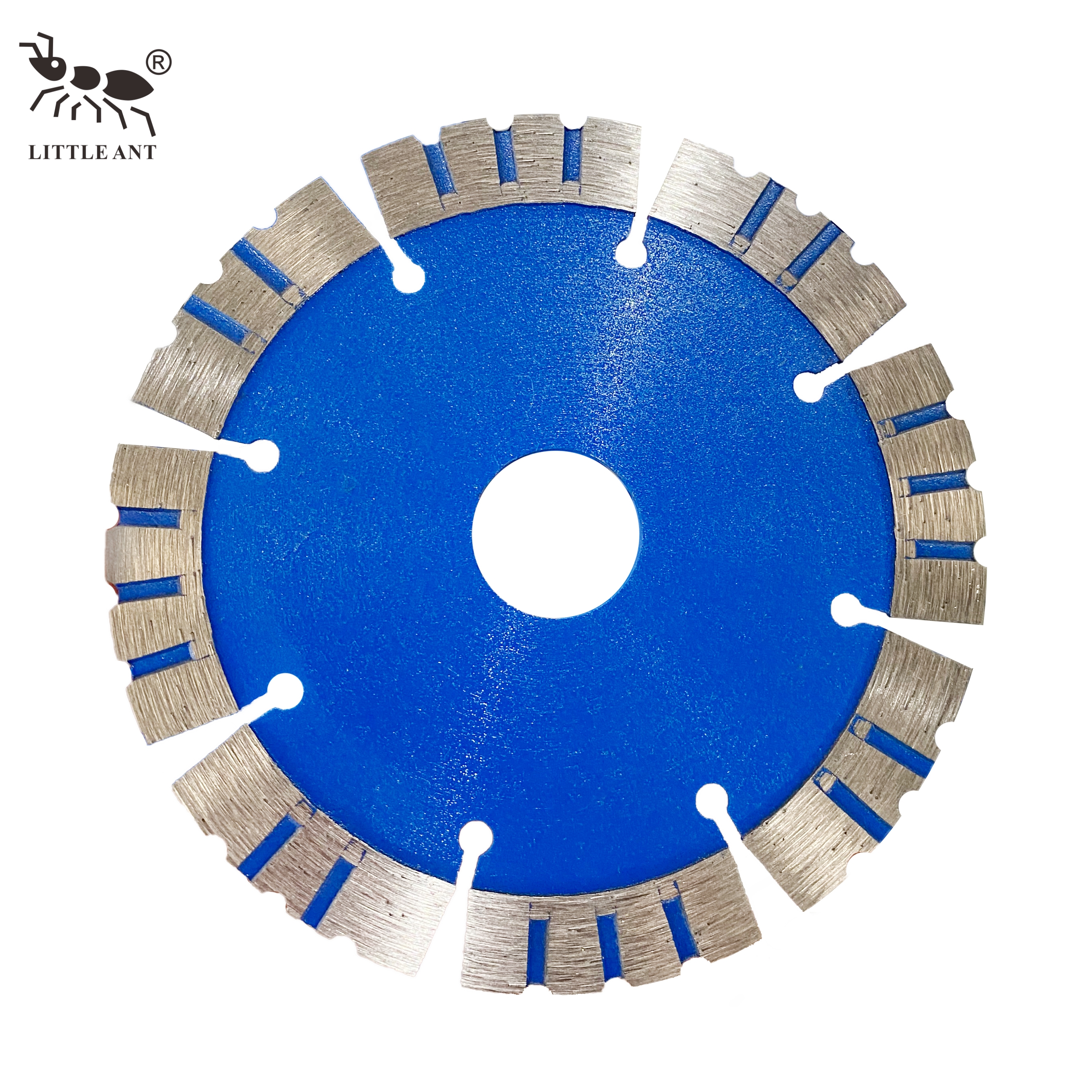 LITTLE ANT Diamond Crownd Segmented Professional Stone Cutting Master Saw Blade for Granite Sandstone Concrete