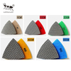 Diamond Sponge Triangle Hand Polishing Pad for Glass Granite Marble Countertop