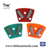 LITTLE ANT Trapezoid Abrasive Powder Tools Metal Diamond Grinding Plate 2 Bar Segments Surface Polishing Disc