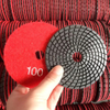 LITTLE ANT 3inch 4inch 7inch Diamond Spirl Wet Resin Polishing Pads True Color for Concrete Stone Granite Quartz Terrazzo Counter-top