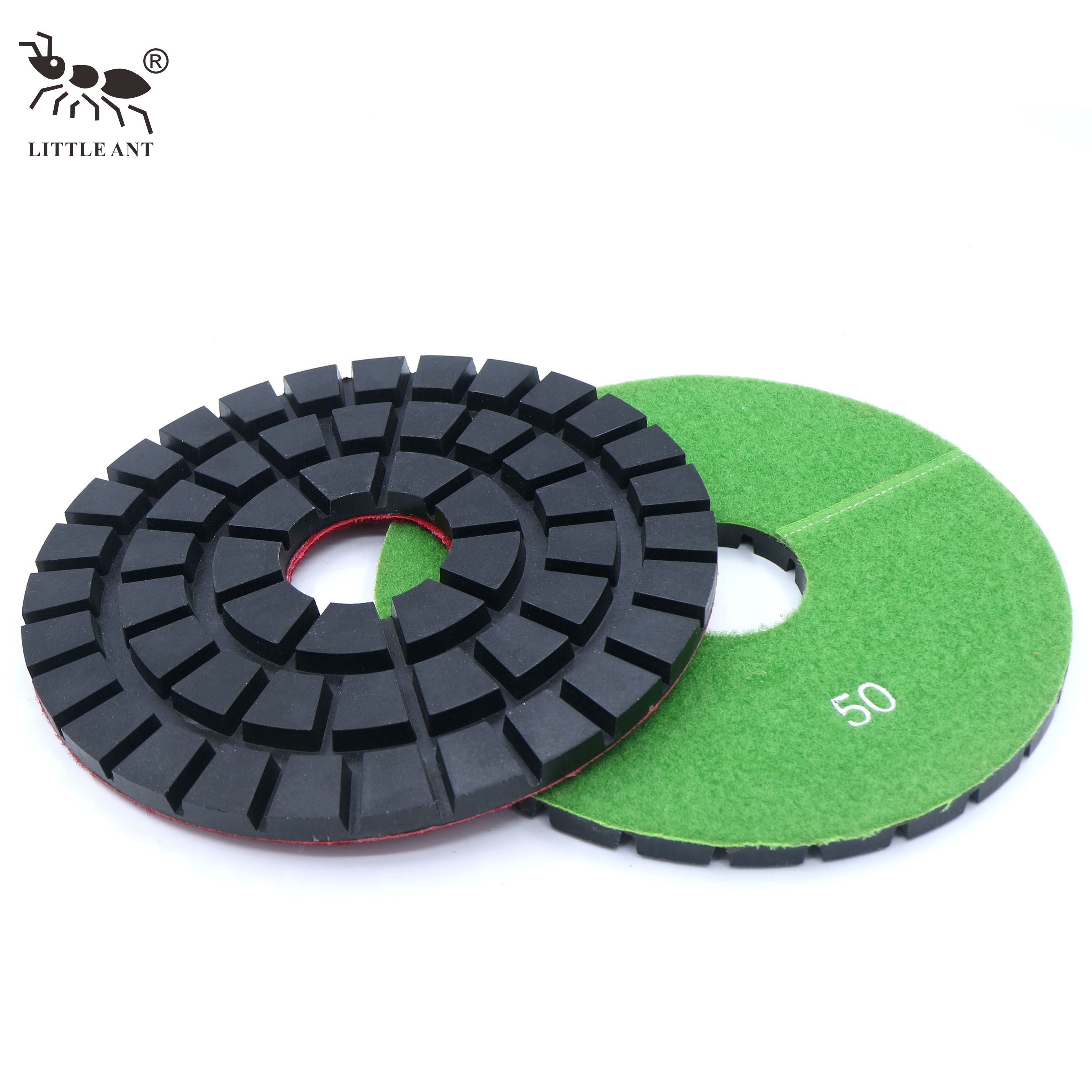 LITTLE ANT 230mm 9inch Resin Floor Polishing Pad Heavy-duty Polishing Machine Granite Marble Terrazzo Quartz