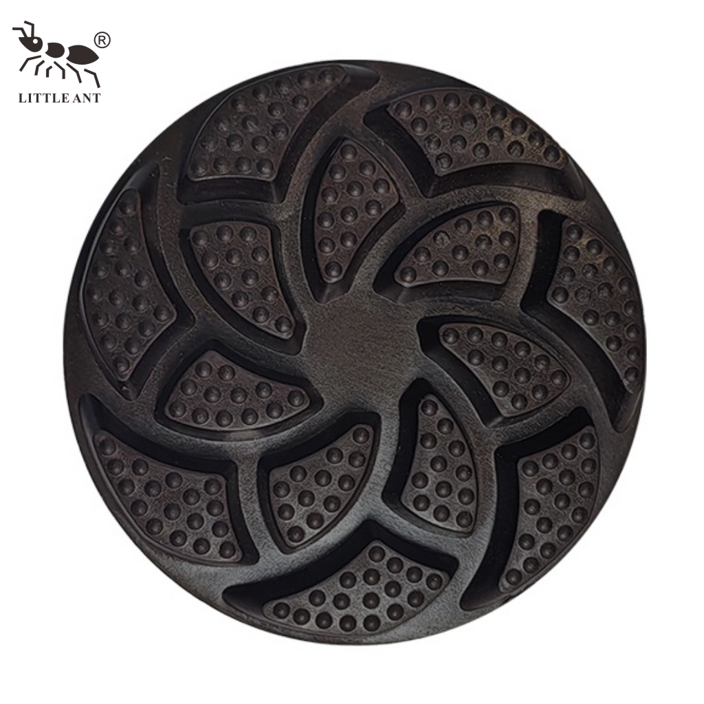 LITTLE ANT NEW 3 Inch King of Bull 3 Kinds of Shapes Diamond Concrete Floor Polishing Pad