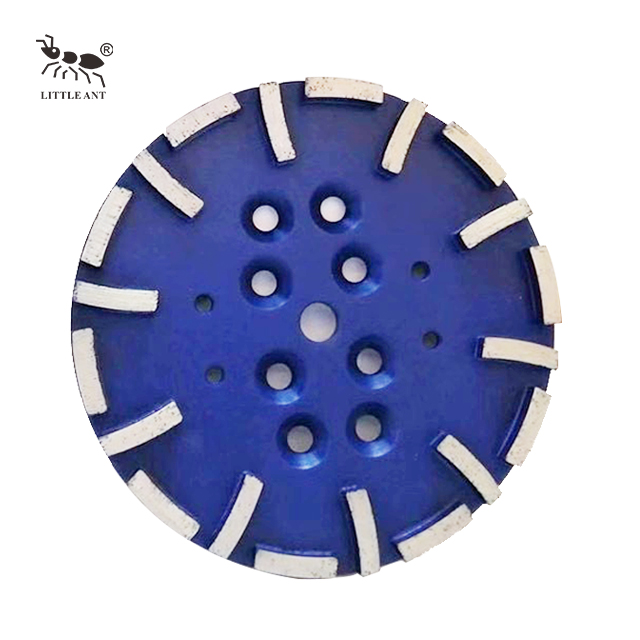 Metal Grinding Plate Circular Disc for Concrete Triangle Gear Dry And Wet Use Coarse