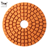 LITTLE ANT 4-inch & 5-inch & 6-inch Squre Wet Polishing Pad 7 Steps for Engineered Stone Hot Pressed Diamond Stone