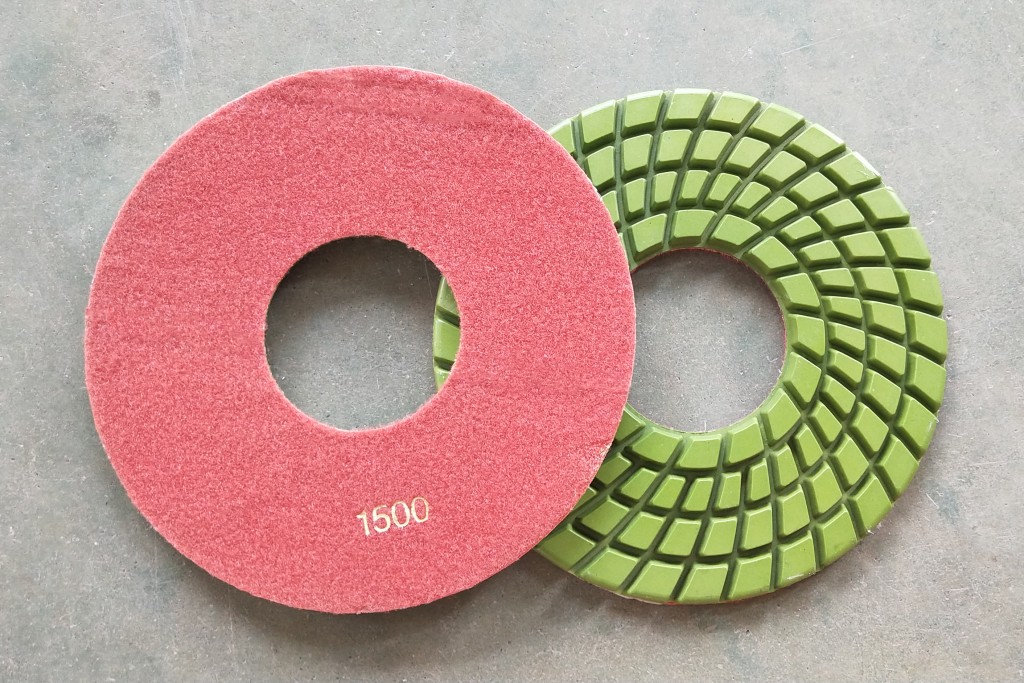 LITTLE ANT 10inch 250mm Resin Floor Polishing Pad Spiral for Power Tool Granite Marble Terrazzo Quartz