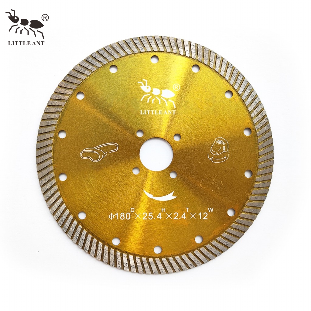 LITTLE ANT Diamond Cutting Disc Narrow Turbo Blade for Granite Sandstone Marble 