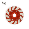 Best Seller Metal Bond Painted Diamond Helical Wheel Keyhole