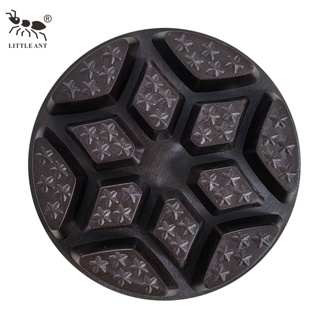 LITTLE ANT NEW 3 inch Bumblebee Flame Star Diamond Concrete Floor Polishing Pad