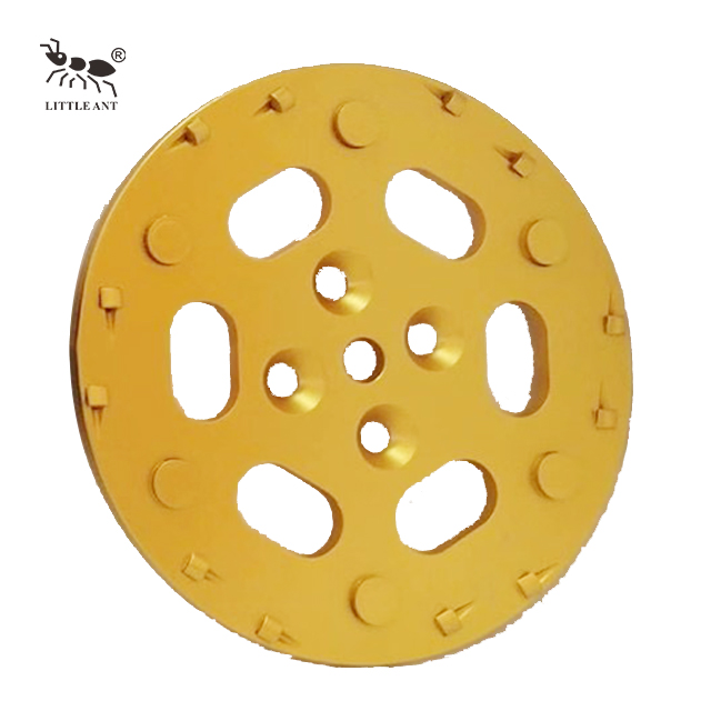 LITTLE ANT Silicone PU Dedicated Floor Grinding Block PCD Metal Diamond Grinding Plate Circular Disc for Concrete New Product 