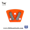 LITTLE ANT Trapezoid Abrasive Powder Tools Metal Diamond Grinding Plate 2 Bar Segments Surface Polishing Disc