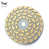 LITTLE ANT Head Shape Dry Diamond Polishing Pad Like Ear of Wheat for Marble Granite Hand Polisher Portable Grinder
