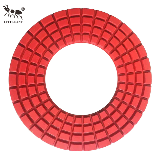 LITTLE ANT 320mm Resin Floor Polishing Pad Big Hole 4 Row for Power Tool Granite Marble Terrazzo Quartz