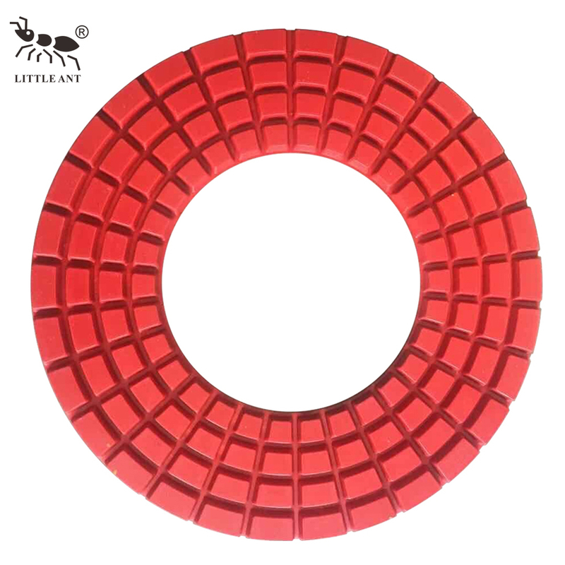 LITTLE ANT 320mm Resin Floor Polishing Pad Big Hole 4 Row for Power Tool Granite Marble Terrazzo Quartz