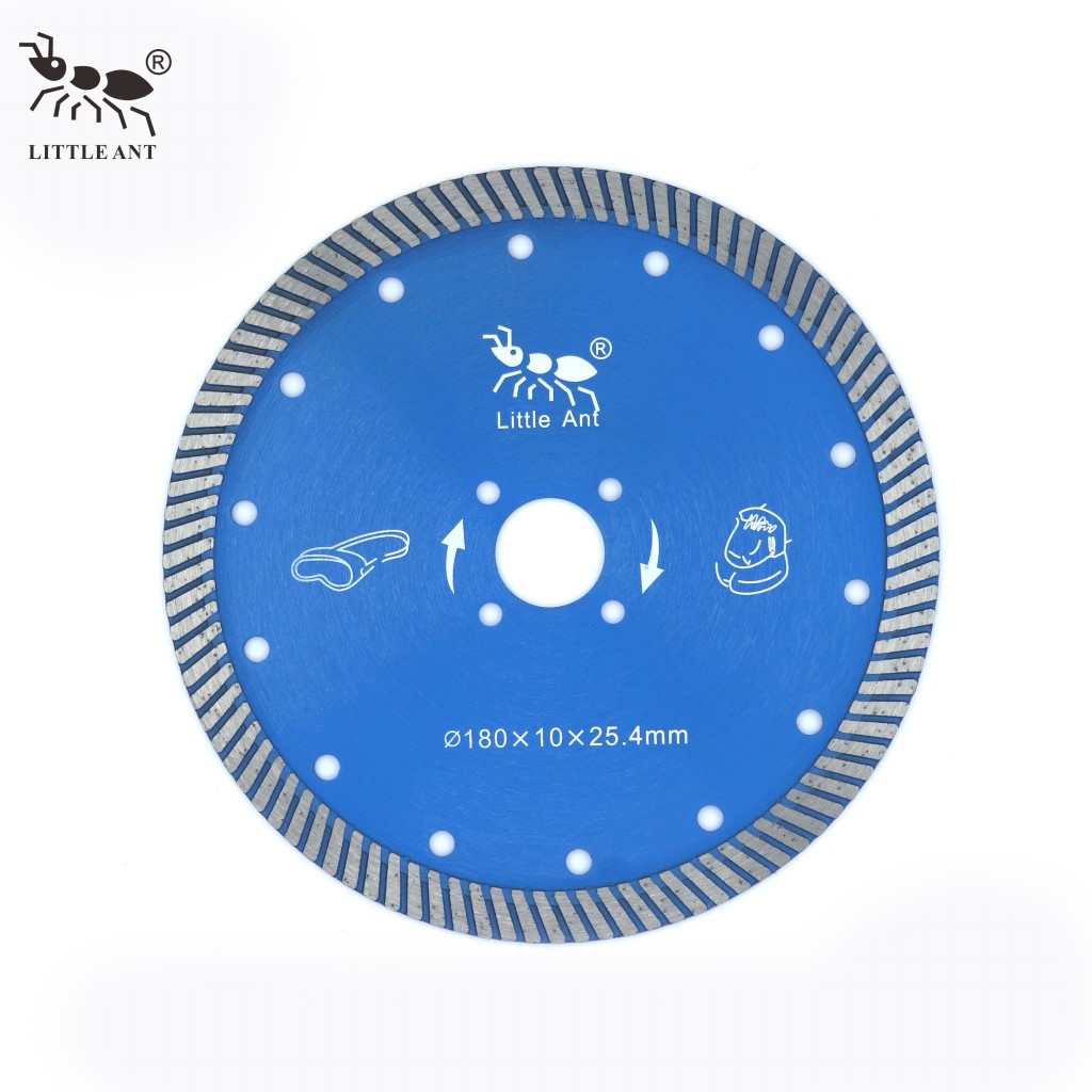 LITTLE ANT Diamond Cutting Disc Narrow Turbo Blade for Granite Sandstone Marble 