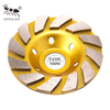 LITTLE ANT 4 Inch Turbo Teeth 12-Segmented Cup Wheel for Concrete And Stone 
