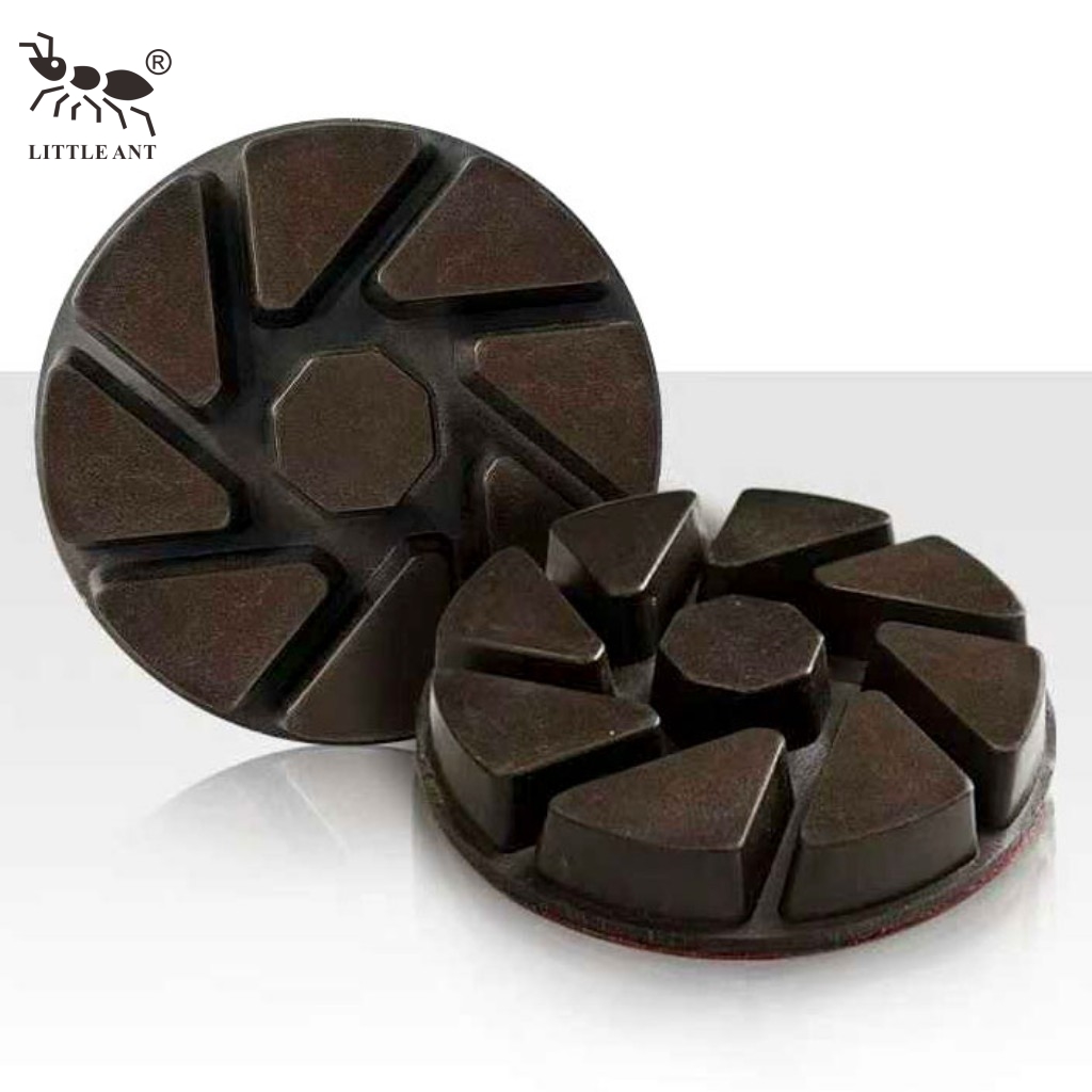 LITTLE ANT NEW 3inch Tornado Diamond Concrete Floor Polishing Pads for Carborundum Emery Ground