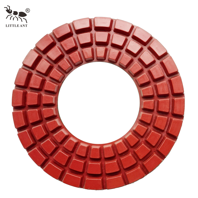 LITTLE ANT 230mm 9inch Resin Floor Polishing Pad Big Hole for Concrete Granite Marble Terrazzo Quartz