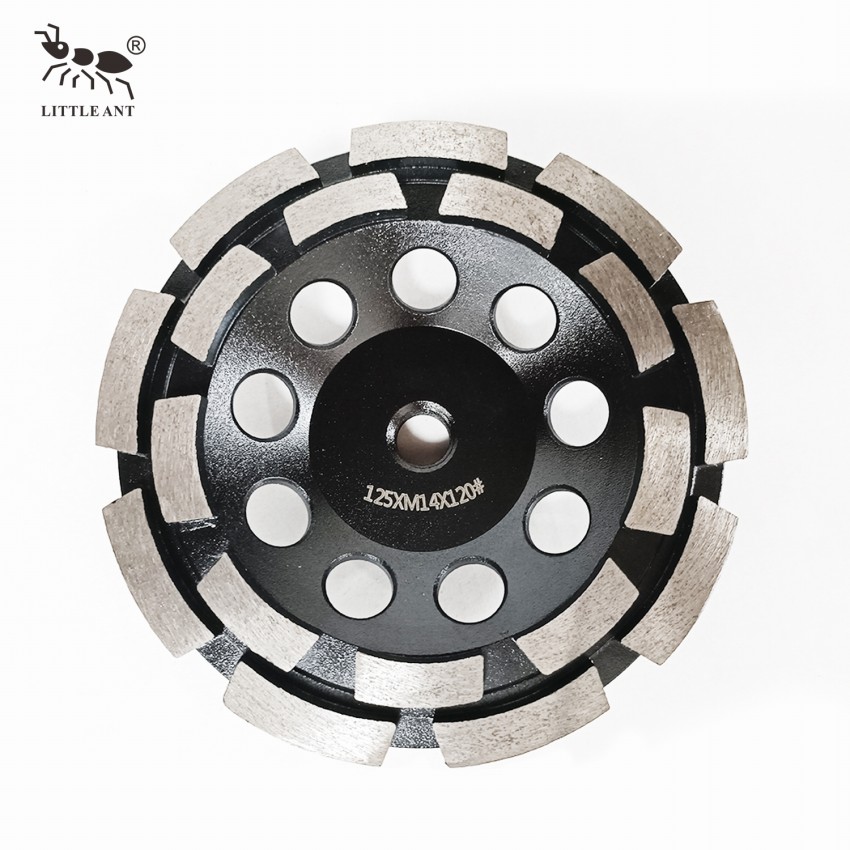 ∮125mm Double Row Grinding Wheel Metal Bond Coarse for Grinding Concrete 