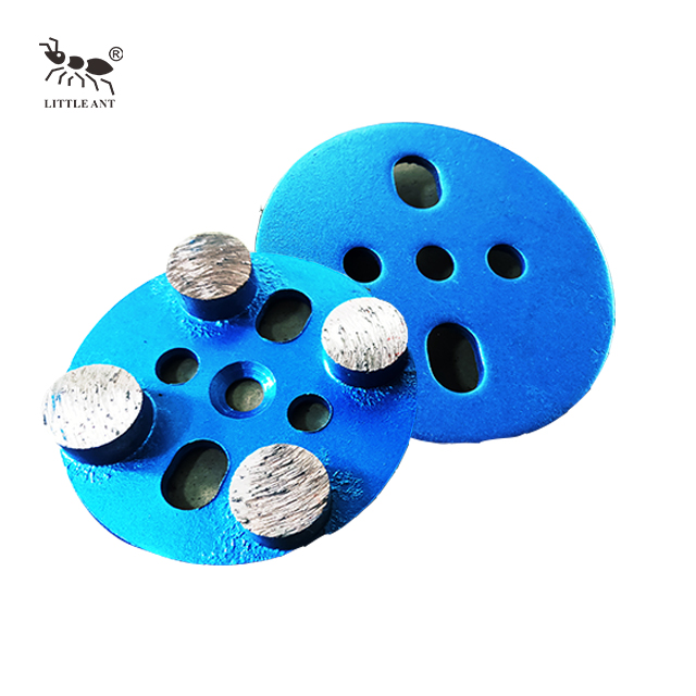 Metal Grinding Plate Circular Disc 4 Gears for Concrete Triangle Gear Dry And Wet Use Coarse
