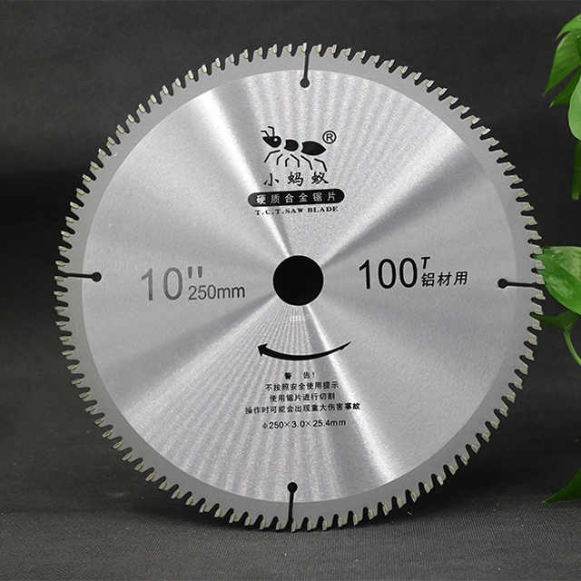10 Inch 100 Teeth TCT Aluminium Cutting Circular Saw Blade