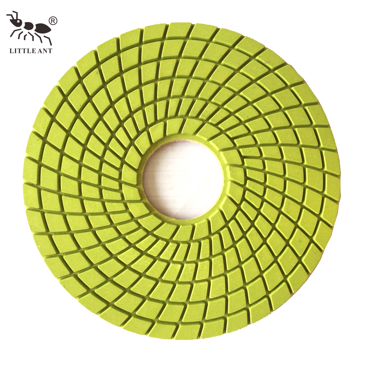 LITTLE ANT 7inch 180mm Resin Polishing Pads Spirl Wet True Color for Engineered Stone