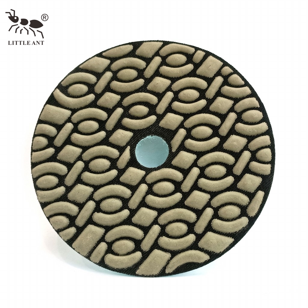 LITTLE ANT 4inch 100mm Dry Polishing Pad for Sandstone Granite Marble Terrazzo Quartz