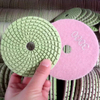 LITTLE ANT 3inch 4inch 7inch Diamond Spirl Wet Resin Polishing Pads True Color for Concrete Stone Granite Quartz Terrazzo Counter-top
