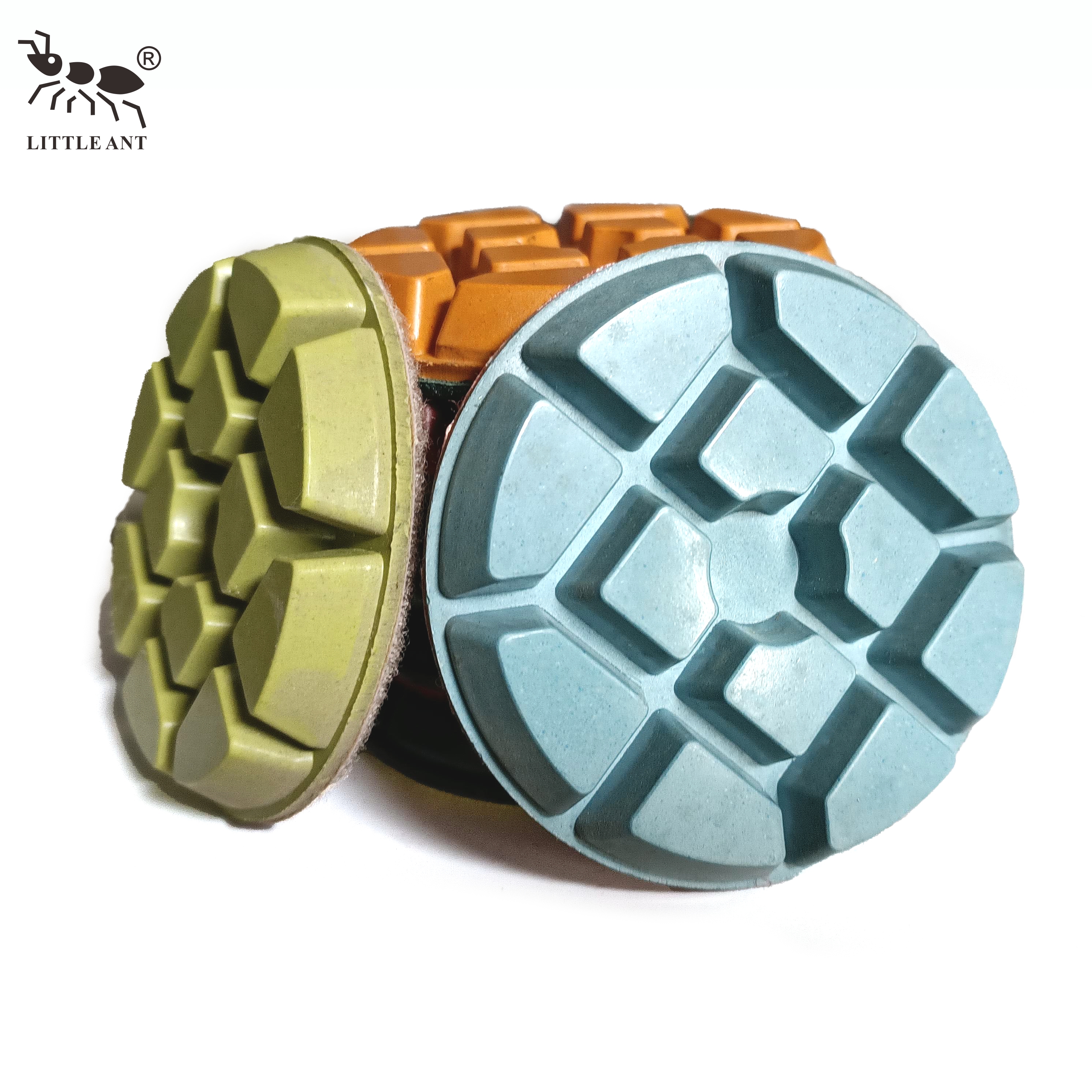 LITTLE ANT Resin Material Floor Polishing Pad Diamond Renovation Heavy-duty Polishing Machine