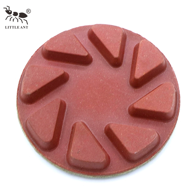 Resin Floor Polishing Pad with Heavy-duty Polishing Machine 3inch Granite Marble Terrazzo Quartz