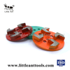 LITTLE ANT Circular Grinding Plate Metal Tool for Concrete Dry And Wet Use 4 Arrow Type Segments 100mm