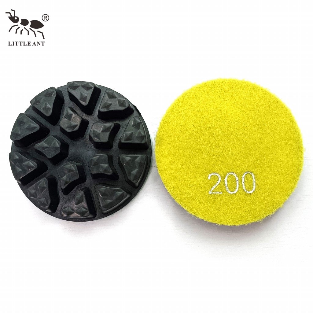 LITTLE ANT NEW 3inch Convoy Ground Diamond Concrete Floor Polishing Pads