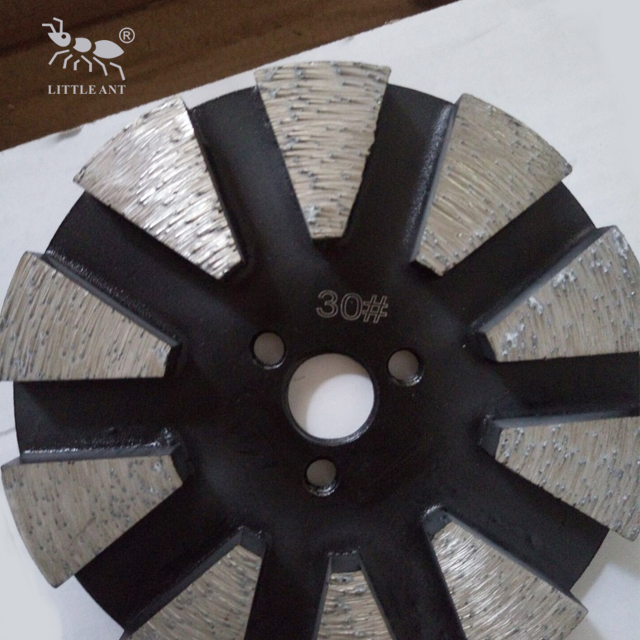 Metal Grinding Plate for Concrete Triangle Gear Dry And Wet Use Coarse