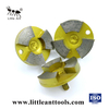 Circular Metal Grinding Plate for Concrete 3 Sector Gear Dry And Wet Use Coarse