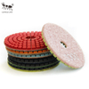 LITTLE ANT 4-inch & 5-inch & 6-inch Squre Wet Polishing Pad 7 Steps for Engineered Stone Hot Pressed Diamond Stone
