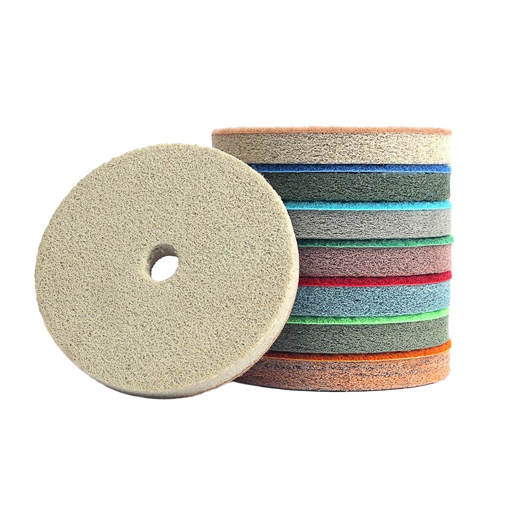 LITTLE ANT 4" to 17" Round Sponge Polishing Pad for Stone High Shine Polishing Tool Marble Metal Products