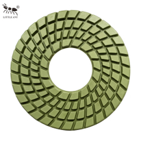 LITTLE ANT 250mm 10inch Resin Floor Polishing Pad Spiral for Power Tool Granite Marble Terrazzo Quartz